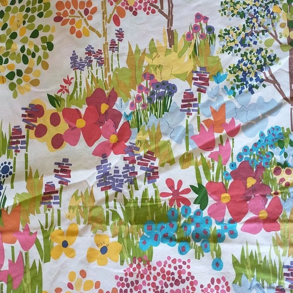 Pottery Barn Woodland Duvet Cover Full Queen Paint By Numbers Organic CottonBoho